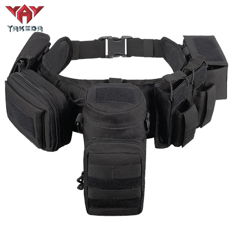 Yakeda Tactical Belt &ndash; MOLLE Padded Holster System Black