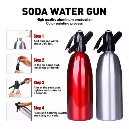 Professional 1L Soda Siphon Bottle - Cake Decor Precision