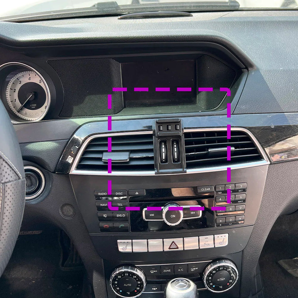 Mercedes C Class W204 Belaidžio Įkrovimo Telefono Laikiklio Pagrindas