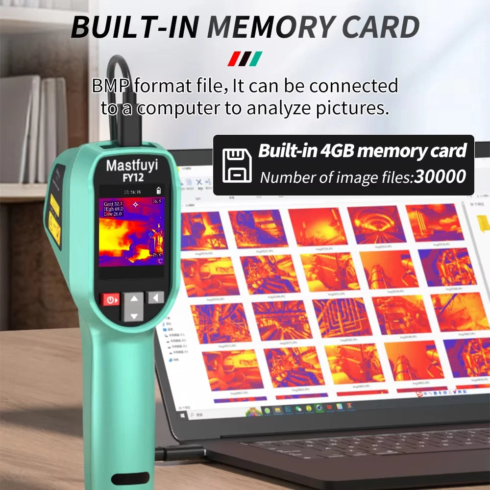 Advanced MASTFUYI Handheld Thermal Imaging Camera with Rechargeable Battery, Waterproof &amp; Dustproof, -20u2103 to 550u2103 Range