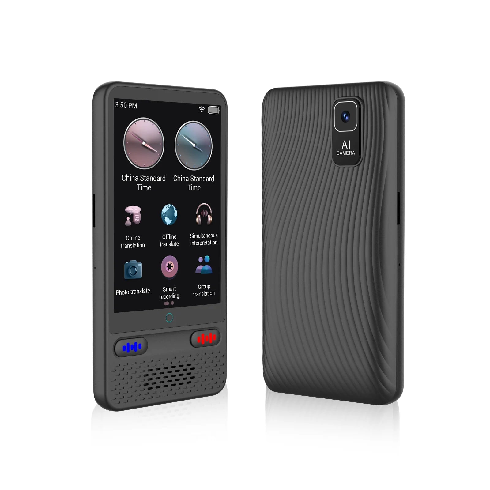 Language Translator S85 &ndash; Real Time Voice Translation Black / CHINA