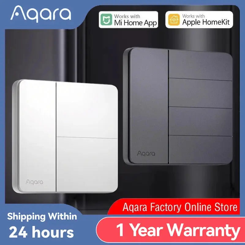 Zigbee Smart Wall Switch For Single Live Or Neutral Wire HomeKit App by InterCyprus Trading Ltd