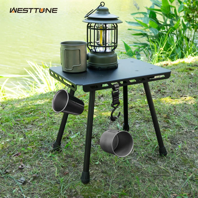 WESTTUNE Camping Portable Tactical Stool &ndash; Lightweight and Multifunctional