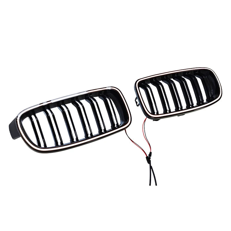 Czarny ABS LED Przednie Kraty Wyścigowe BMW Serii 3 F30 F31 F35