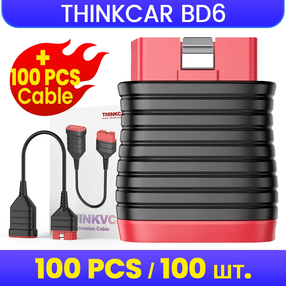 Thinkcar BD6 Full System Scanner &ndash; Bluetooth Connectivity 100PCS BD6 100Cable / Mexico
