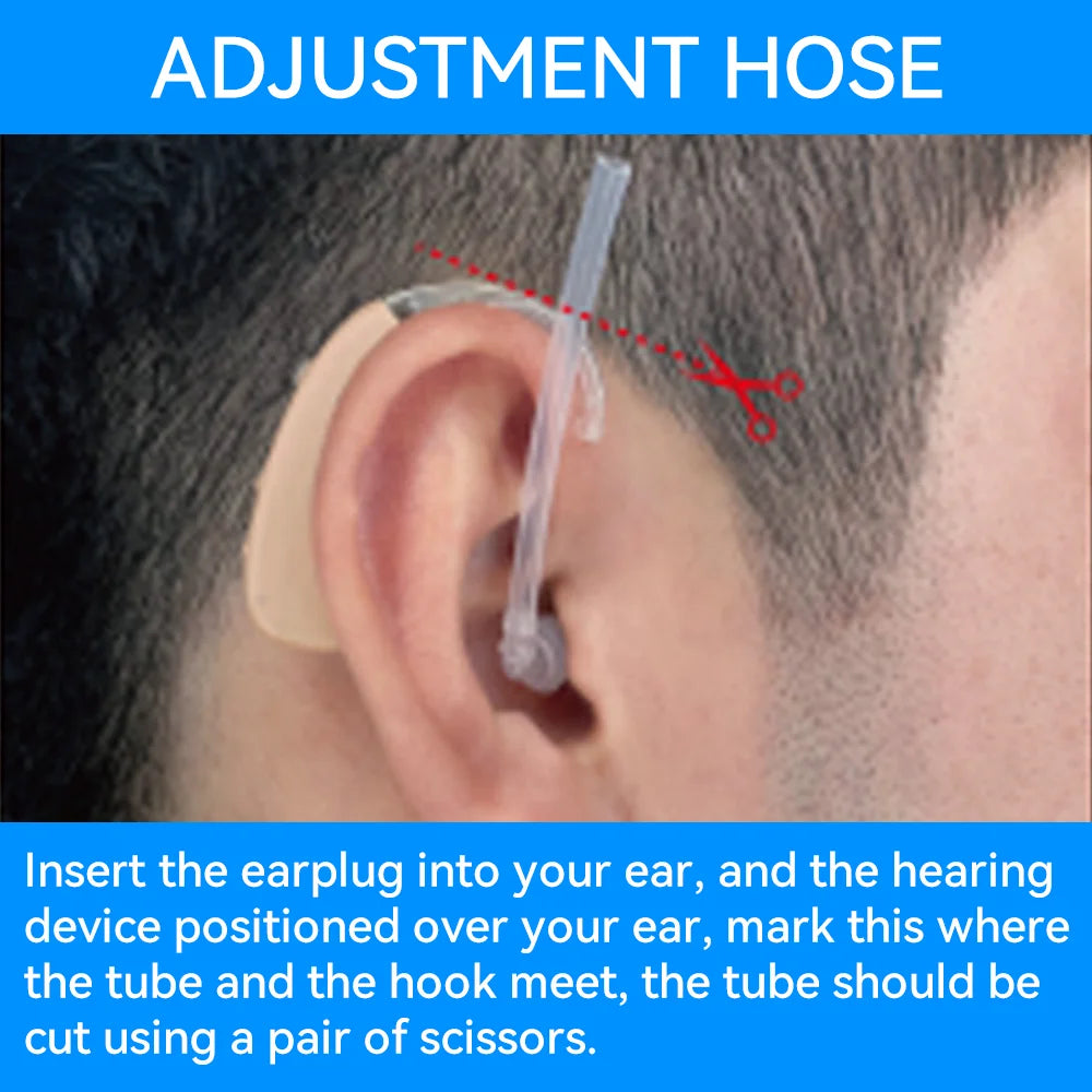 BTE Deaf Hearing Aids &ndash; Rechargeable Wireless Sound Amplifier