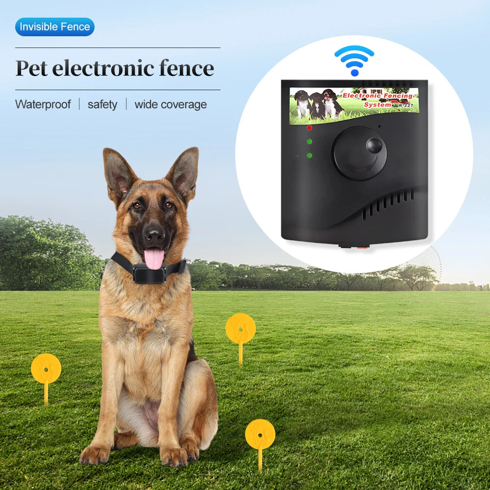 Electronic Pet Fence System Containment Collar &ndash; Waterproof