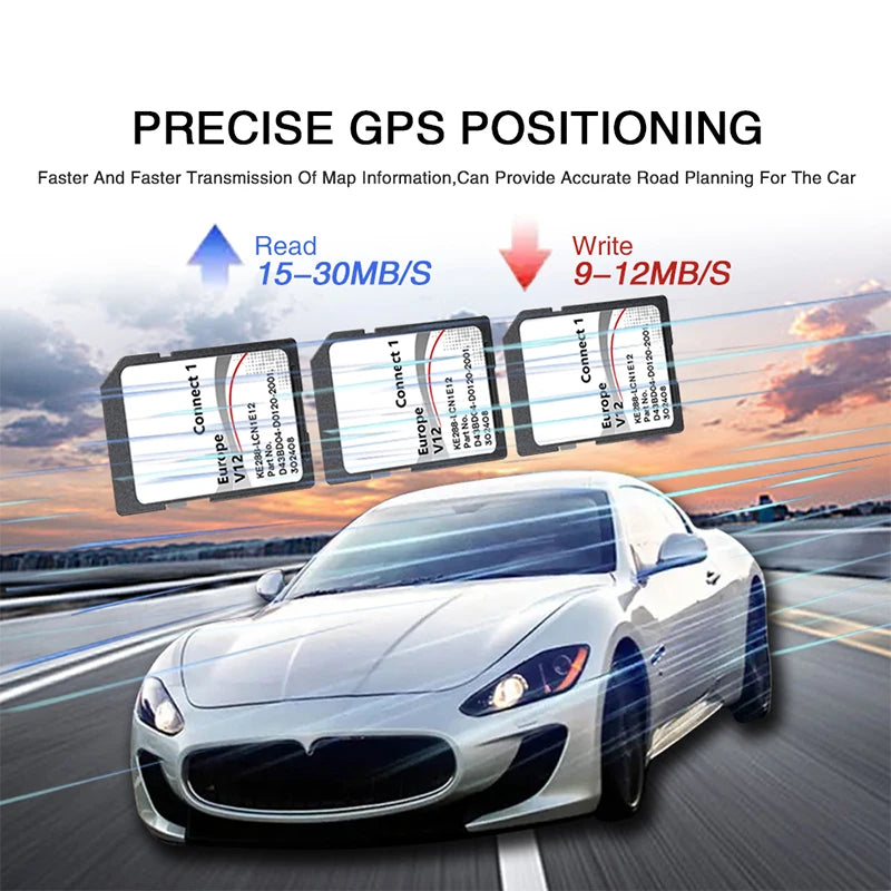 Genuine Connect 1 V12 Maps Sat Nav SD Card &ndash; Anti Fog Film