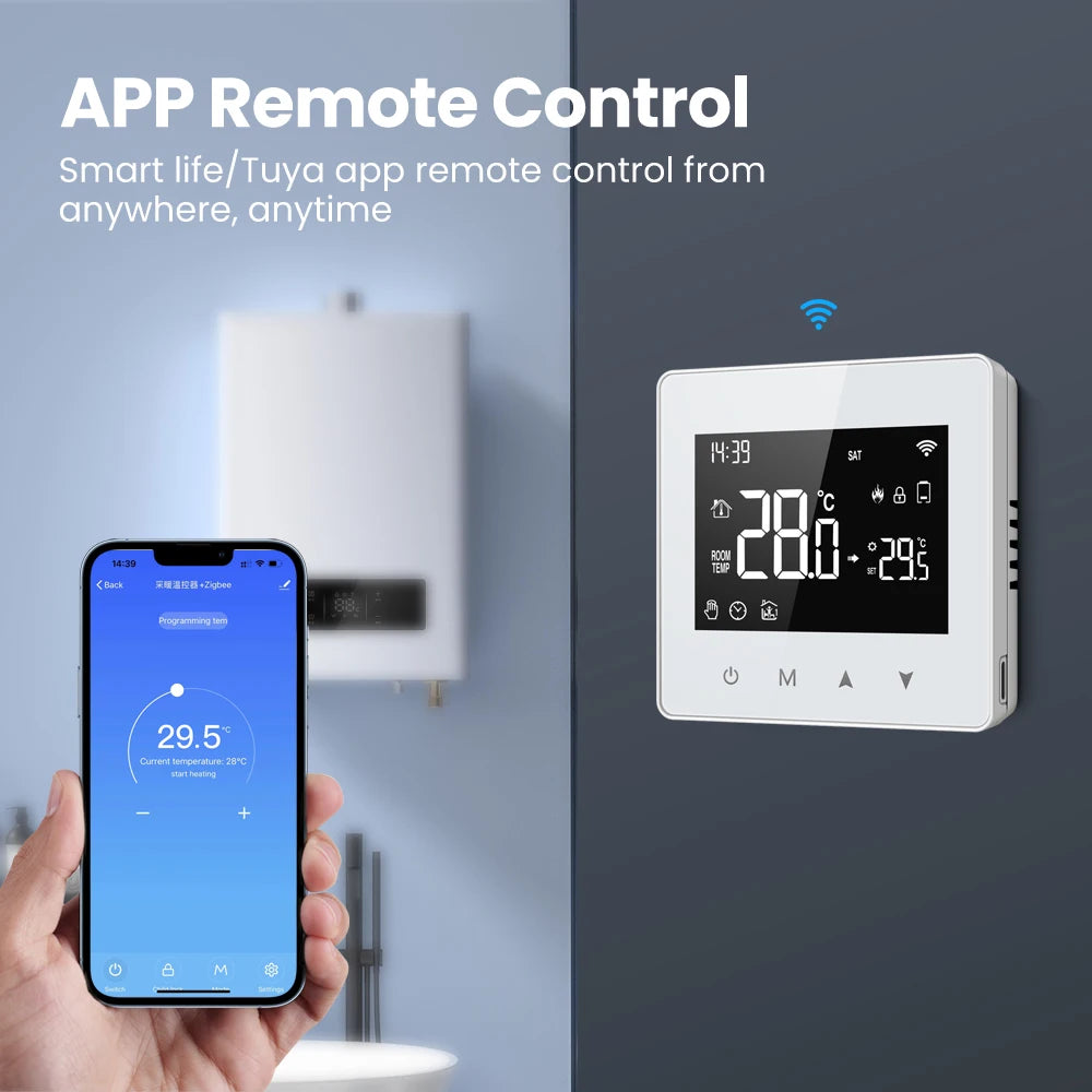 AVATTO ZWT198 Tuya Smart Thermostat &ndash; Voice Assistant Ready