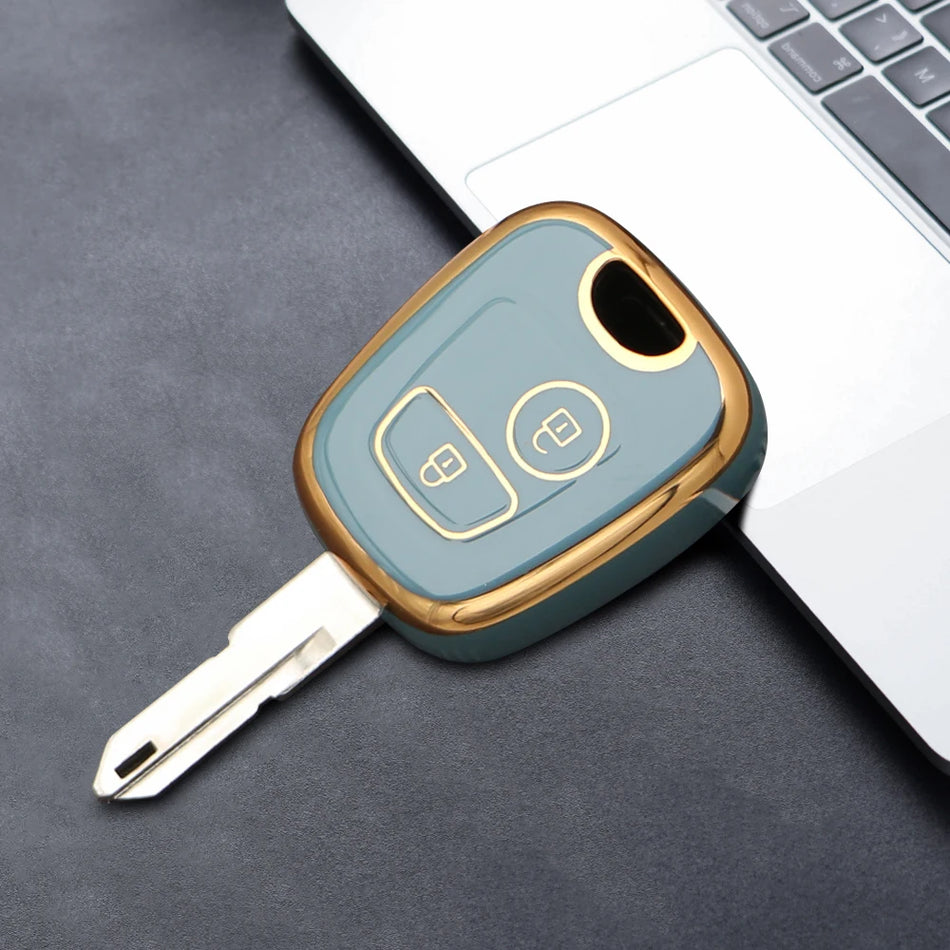 Peugeot 107 Sleutelhoesje TPU Sleutelhanger Beschermer, Voor Citroën C1 C4 C2 C3