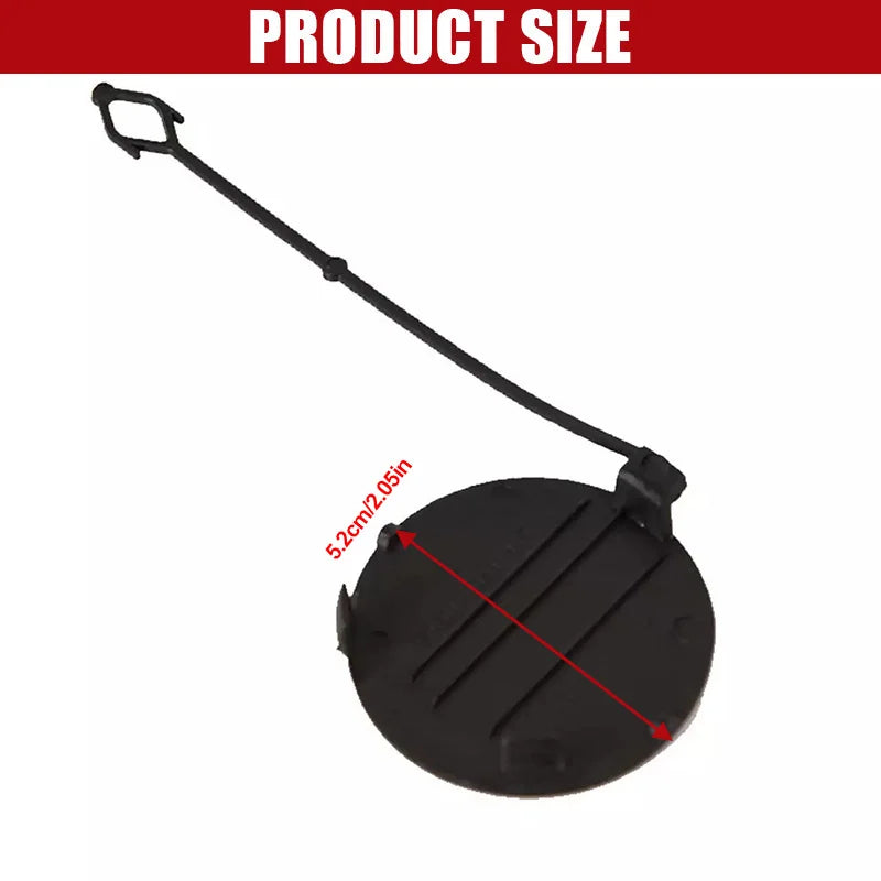 BMW X5 E70 için Ön Tampon Çekme Kancası Göz Kapağı Siyah Plastik Doğrudan Değiştirme Parçası