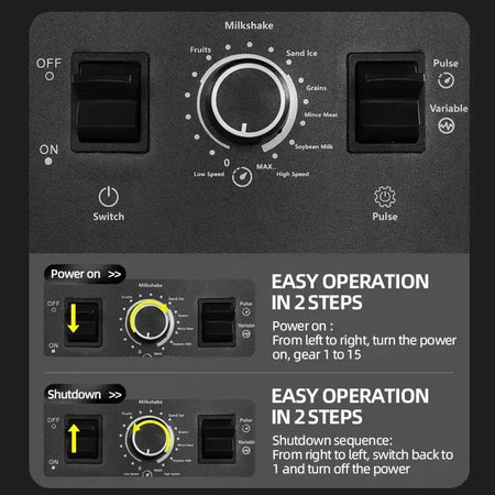 Balashov 2L Commercial Blender High Power Food Processor