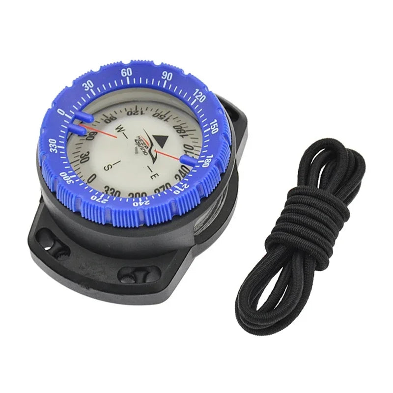 Outdoor Dive Noctilucent Compass &ndash; Pro Waterproof Navigator Blue
