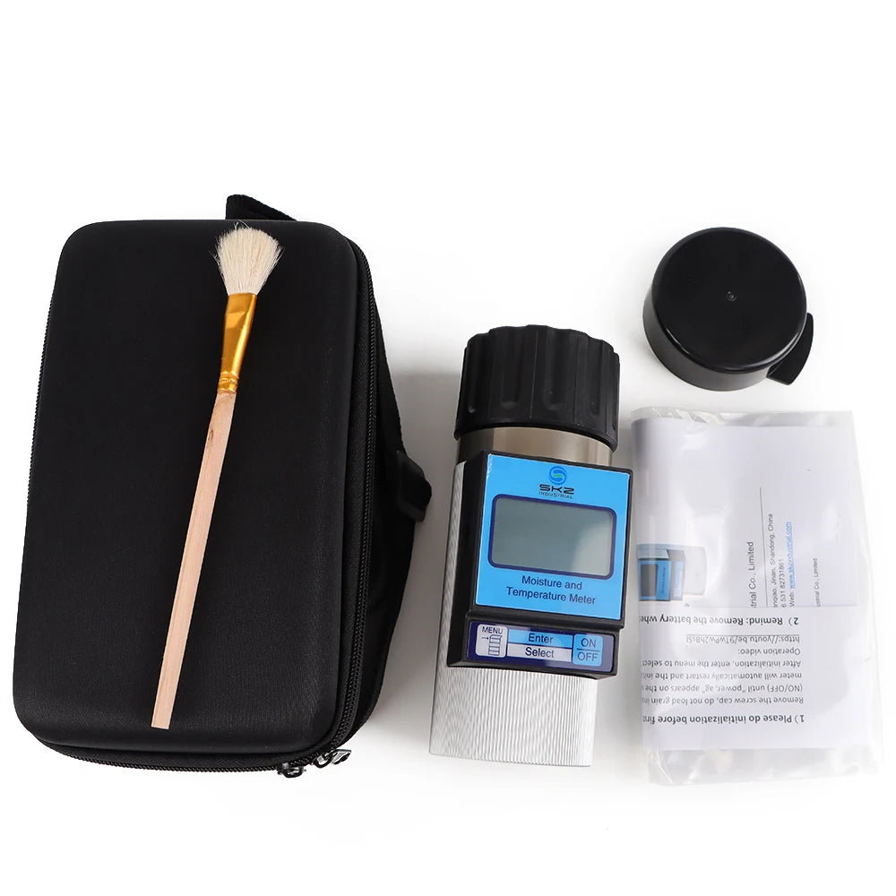 Multi Language Grain Moisture Meter &ndash; 37 Grains Supported Blue
