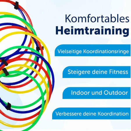 AMYOGA Agility Training Rings for Soccer and Football Skills