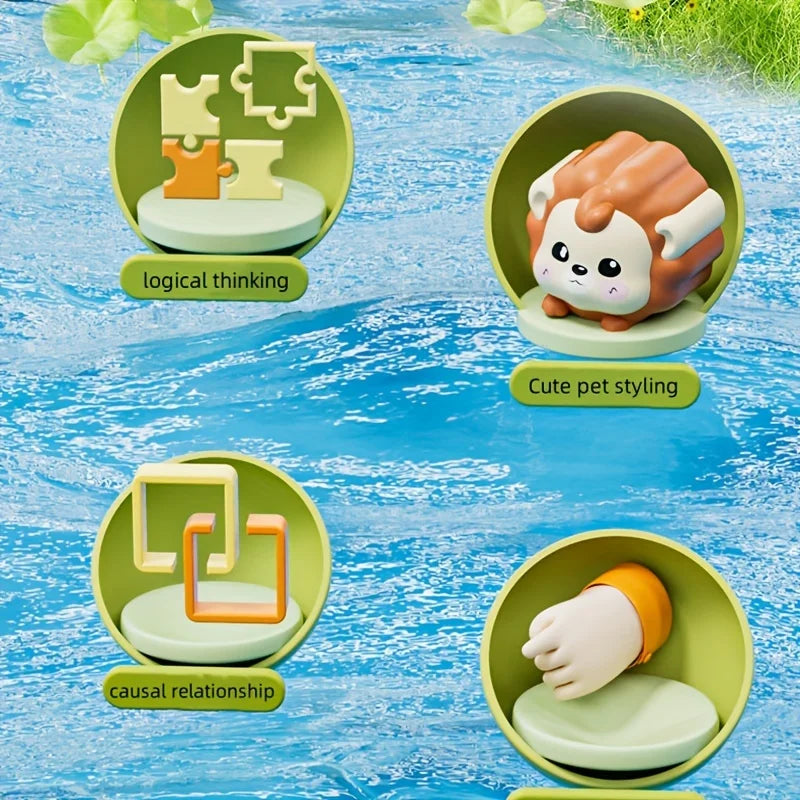 Montessori Pop Up Animal Toys &ndash; Enhance Logic and Motor Skills