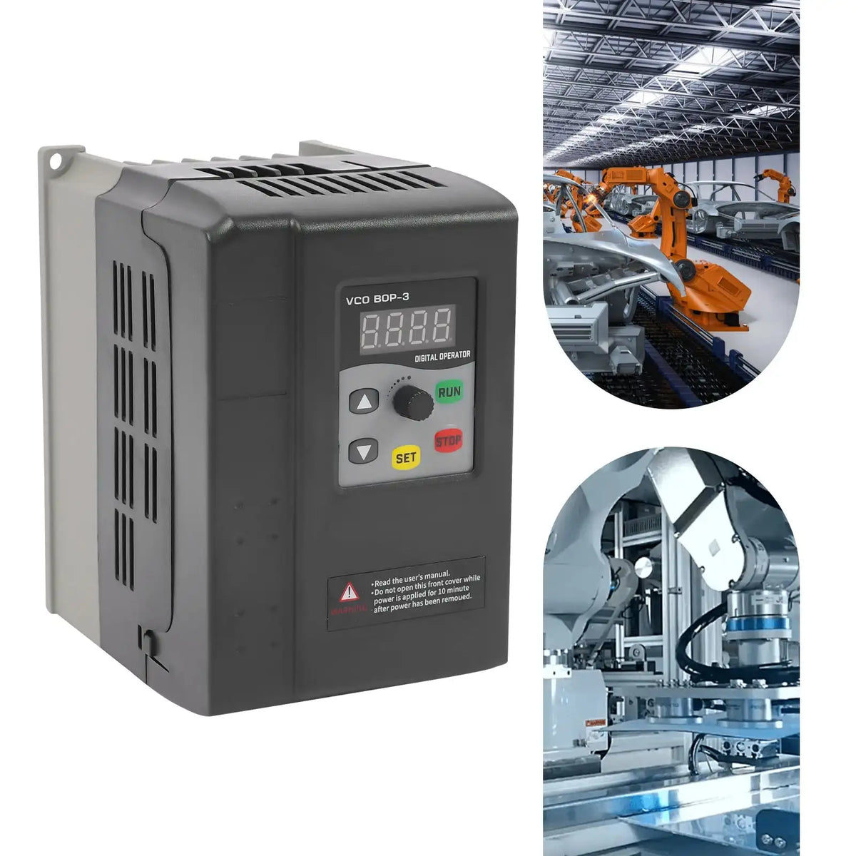 Variable Frequency Drive 3-Phase 2.2KW 380V &ndash; Remote Control