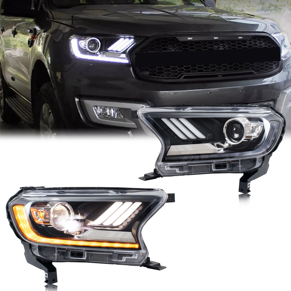 Ford Ranger 2015-2021 Tail Light Assembly with Matrix Projector Plastic