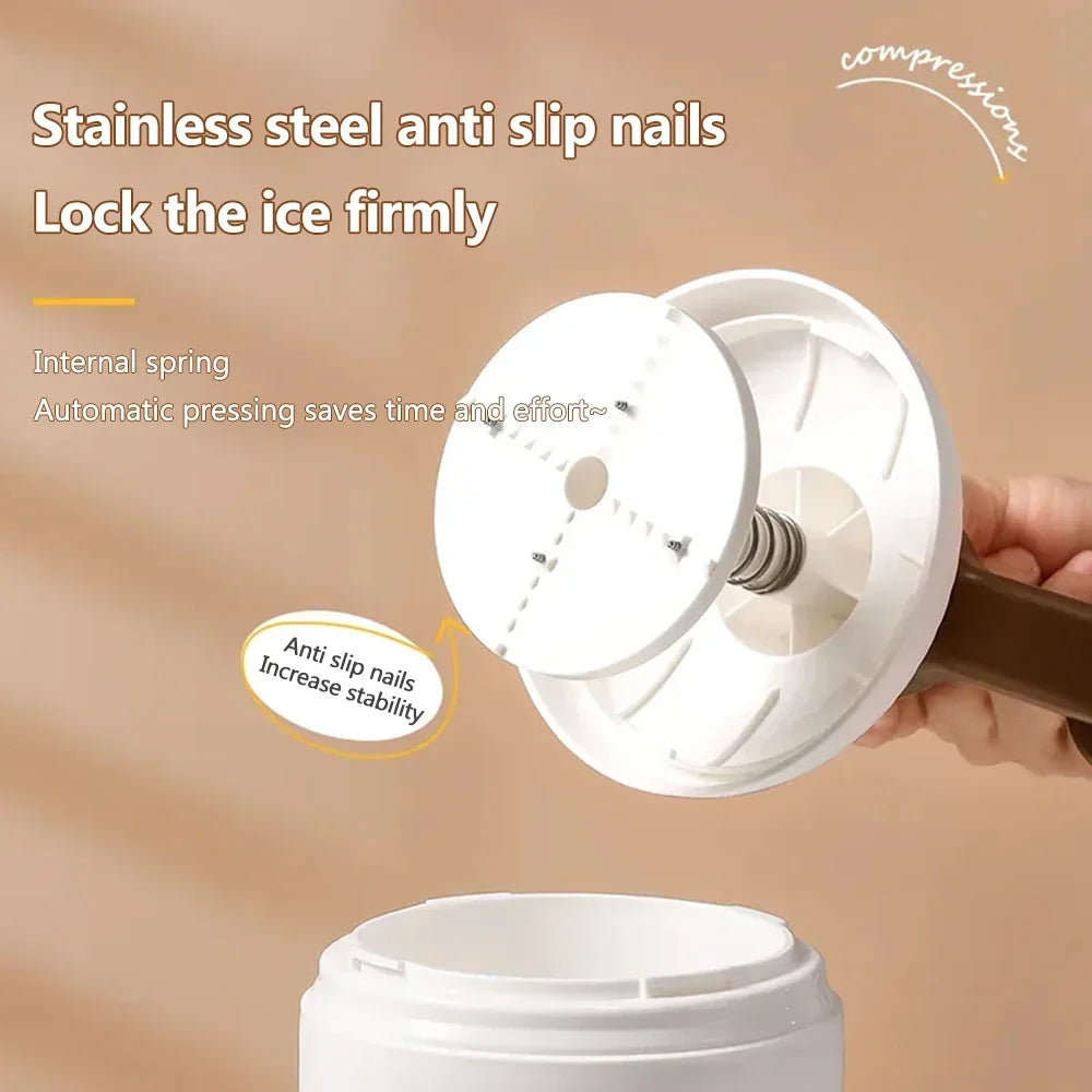 Mini Ice Crusher &ndash; Hand Operated Shaved Ice Maker