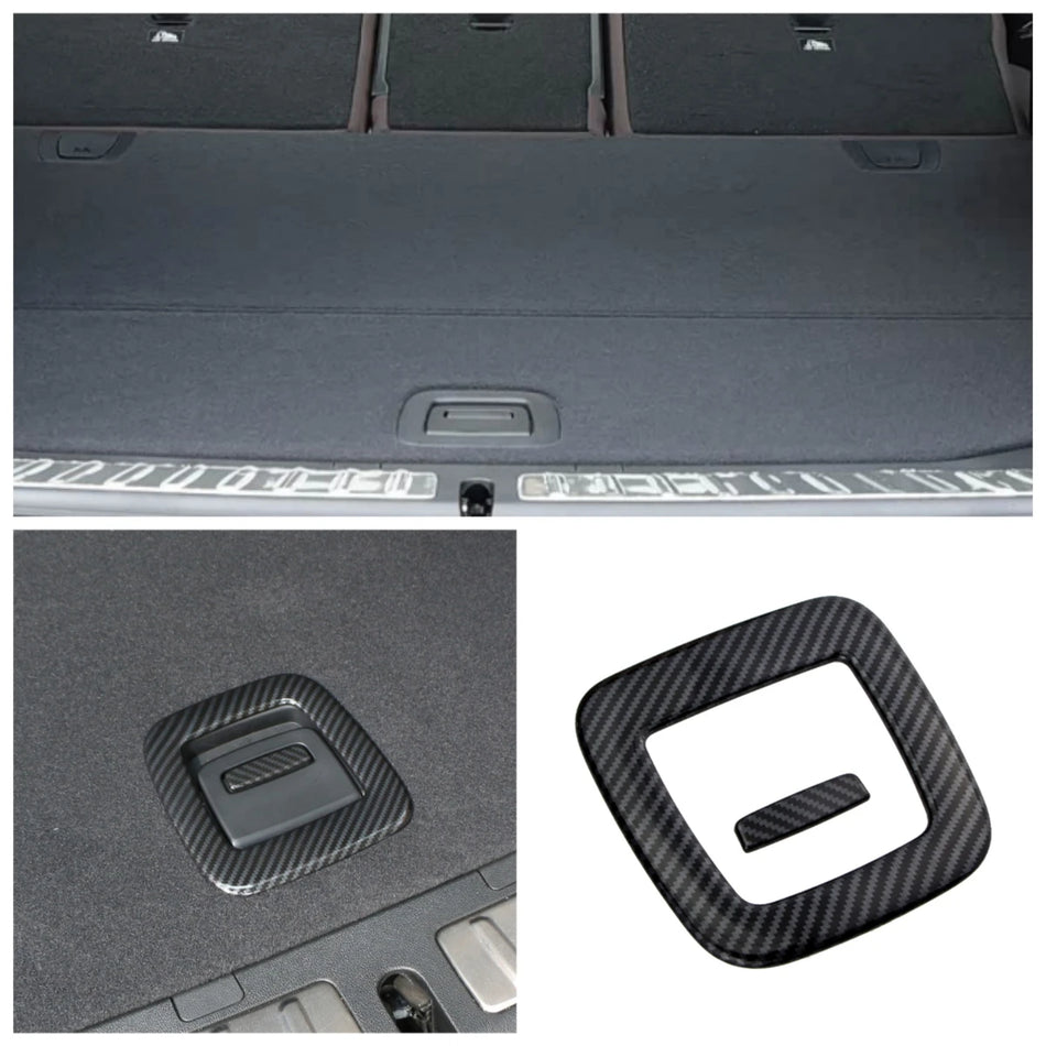 Trunk Handle Frame Sticker for BMW X3 X4, Durable ABS Trim Cover, Easy Tool-Free Install