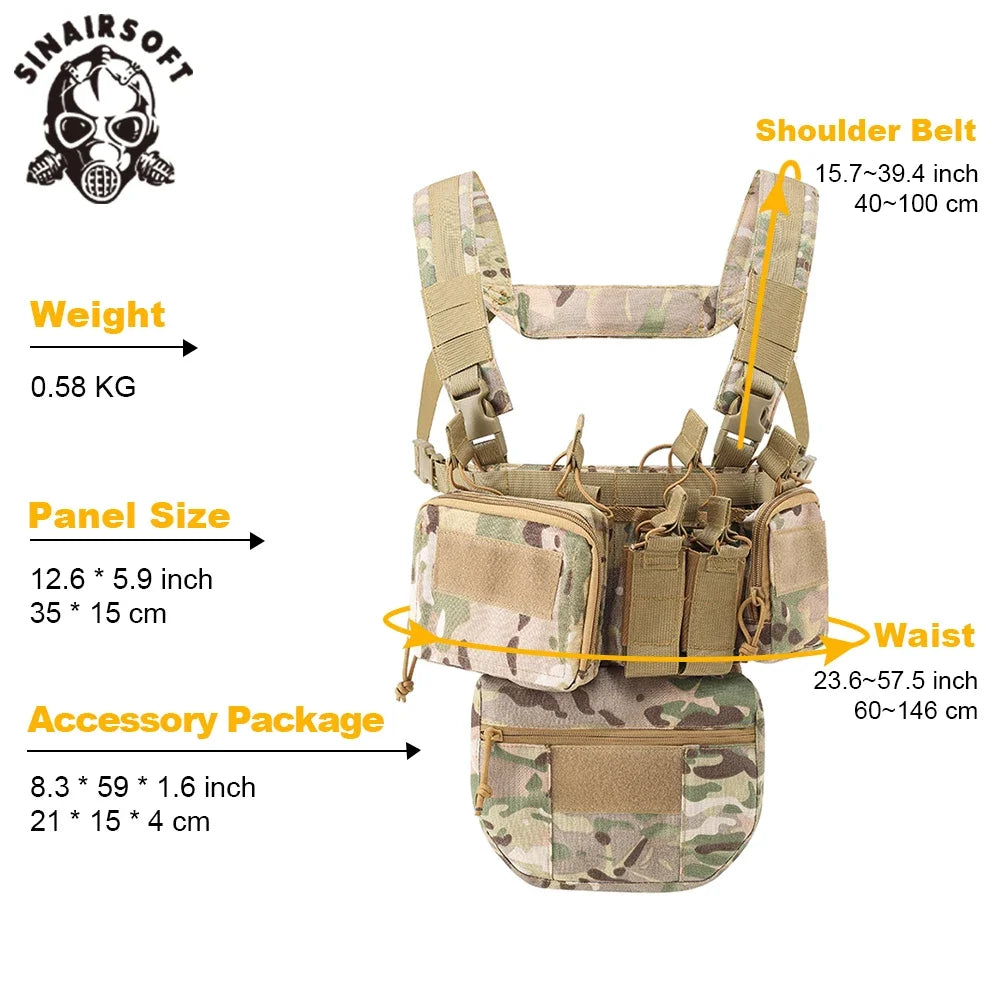 SINAIRSOFT CS Match Chest Rig &ndash; Ultra Lightweight Gear