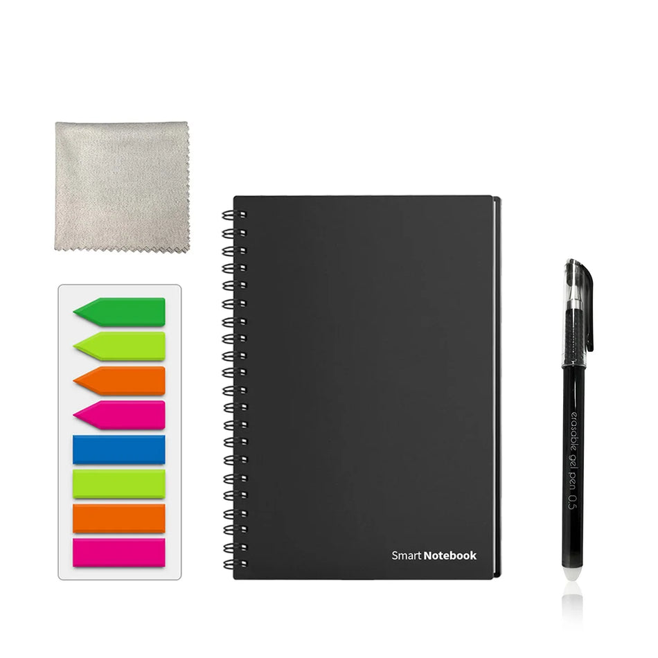 A6 Reusable Smart Notebook with Cloud Storage and Erasable Pen