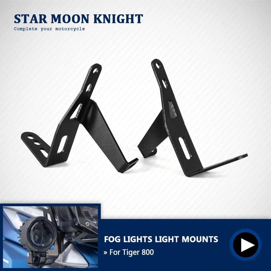 Triumph Tiger 800 XCX XRX tågelygte monteringsbeslag til modeller fra 2010 til 2022, kørelysholder