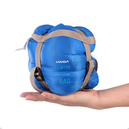 LIXADA Envelope Sleeping Bag &ndash; Ultralight Travel Companion Blue