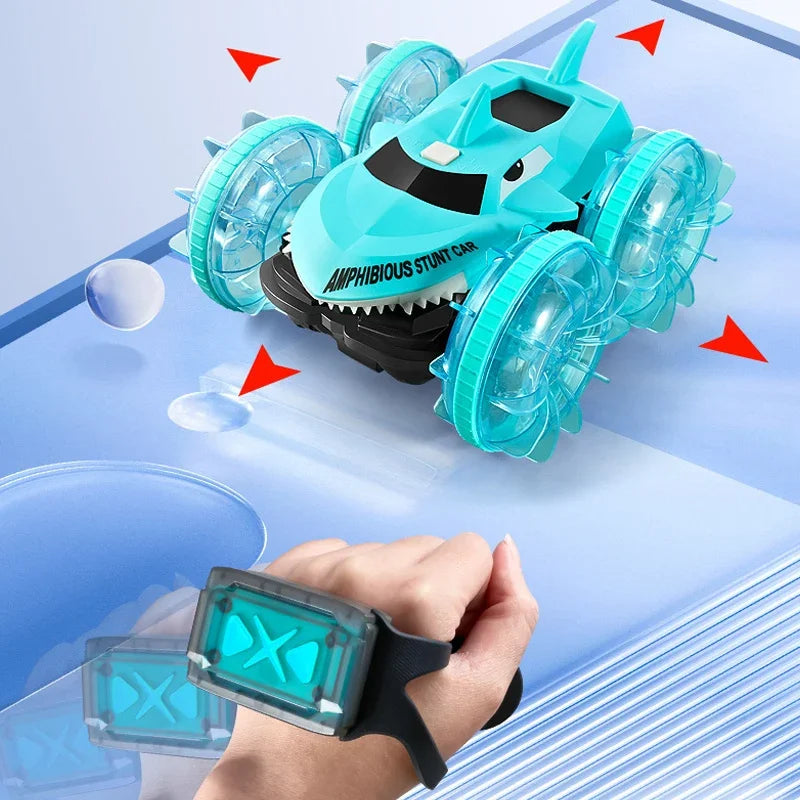 Shark Amphibious Remote Control Car &ndash; Double-Sided Flip