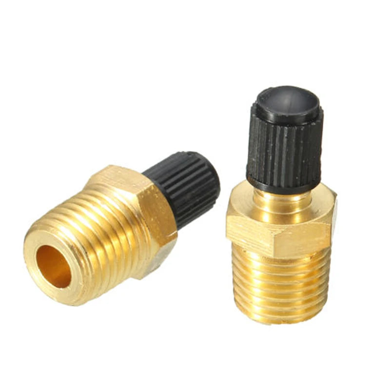 Ensemble de vannes de remplissage de réservoir en laiton massif, 4 pièces, 1/4 po NPT MPT pour compresseur d'air