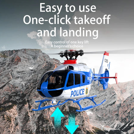 C123 6CH RC Helicopter EC135 6 Axis Gyro &ndash; Double Brushless