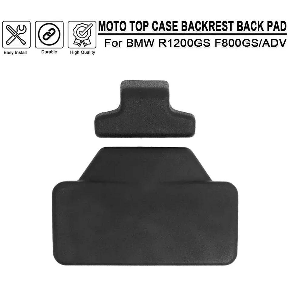 Motorcycle Passenger Backrest Back Pad For BMW R1200GS R1200GS ADV GS1200 F800GS/ADV F750GS F850GS Rear Luggage Box Backrest Pad by InterCyprus Trading Ltd