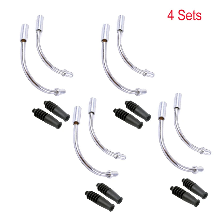 V Brake Noodle And Boot Set &ndash; Durable Steel Cable Protection 4 sets