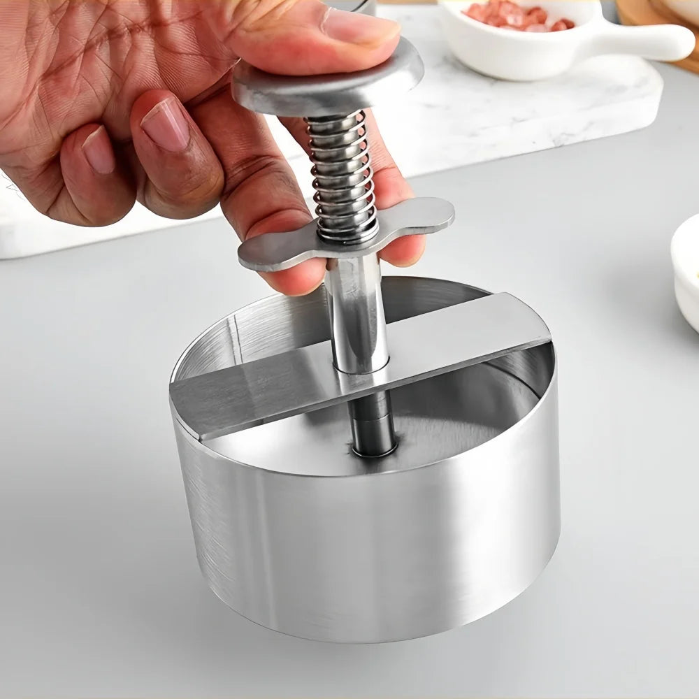 Hamburger Meat Press Patty Maker &ndash; Adjustable Thickness for Perfect Patties