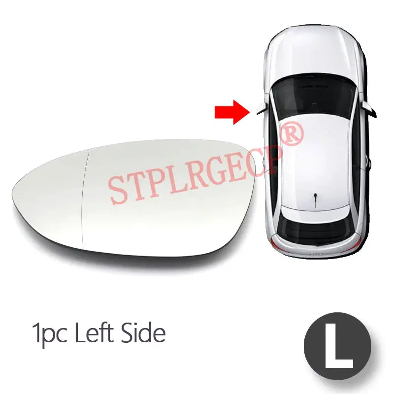 Driver Rearview Side Mirror Lens Door Wing Mirrors Glass with Heating Parts Accessories for BMW E90 E92 E93 M3 1M E82 by InterCyprus Trading Ltd