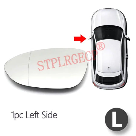 Driver Rearview Side Mirror Lens Door Wing Mirrors Glass with Heating Parts Accessories for BMW E90 E92 E93 M3 1M E82 by InterCyprus Trading Ltd