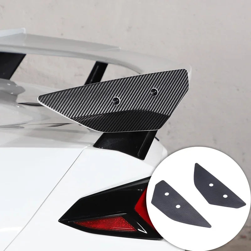 Наклейка на боковую панель спойлера из углеродного волокна ПВХ для Corvette C8