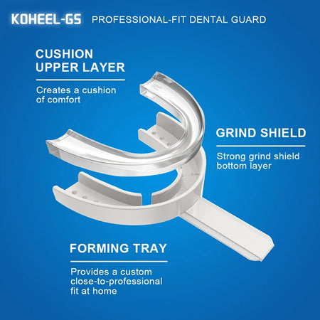 Koheel-GS Anti Bruxism Mouth Guard &ndash; Moldable Fit For Sleep