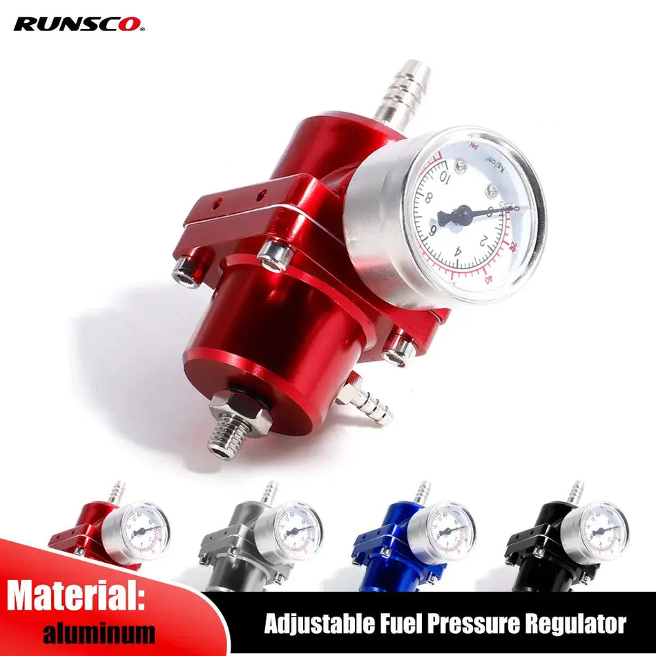 Adjustable Fuel Pressure Regulator with Gauge for BMW E39 5 Series by InterCyprus Trading Ltd