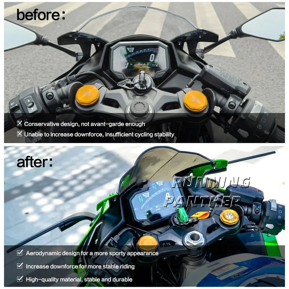 Aizmugures skata spogulis ar LED pagrieziena signālu Kawasaki ZX-4R/ZX-4RR 2024-25