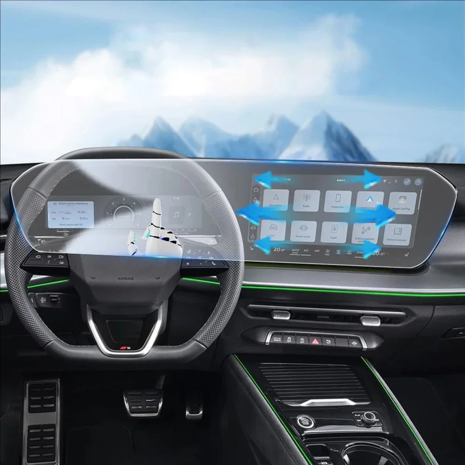 Pre Cut TPU Center Console Protective Film With Self Healing For Audi Q5 2025