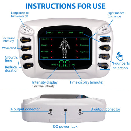 TAKROL EMS Tens &ndash; Portable Meridian Therapy Massager
