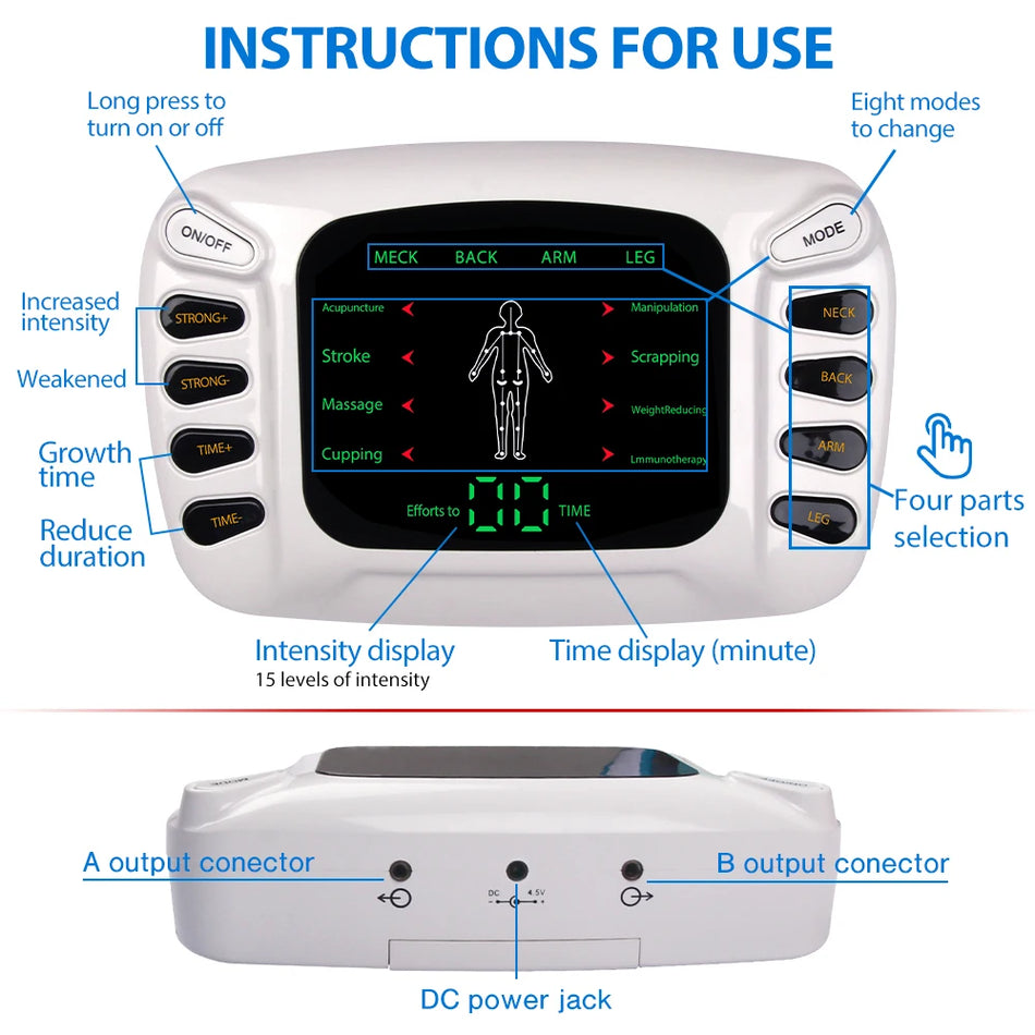 TAKROL EMS Tens &ndash; Portable Meridian Therapy Massager