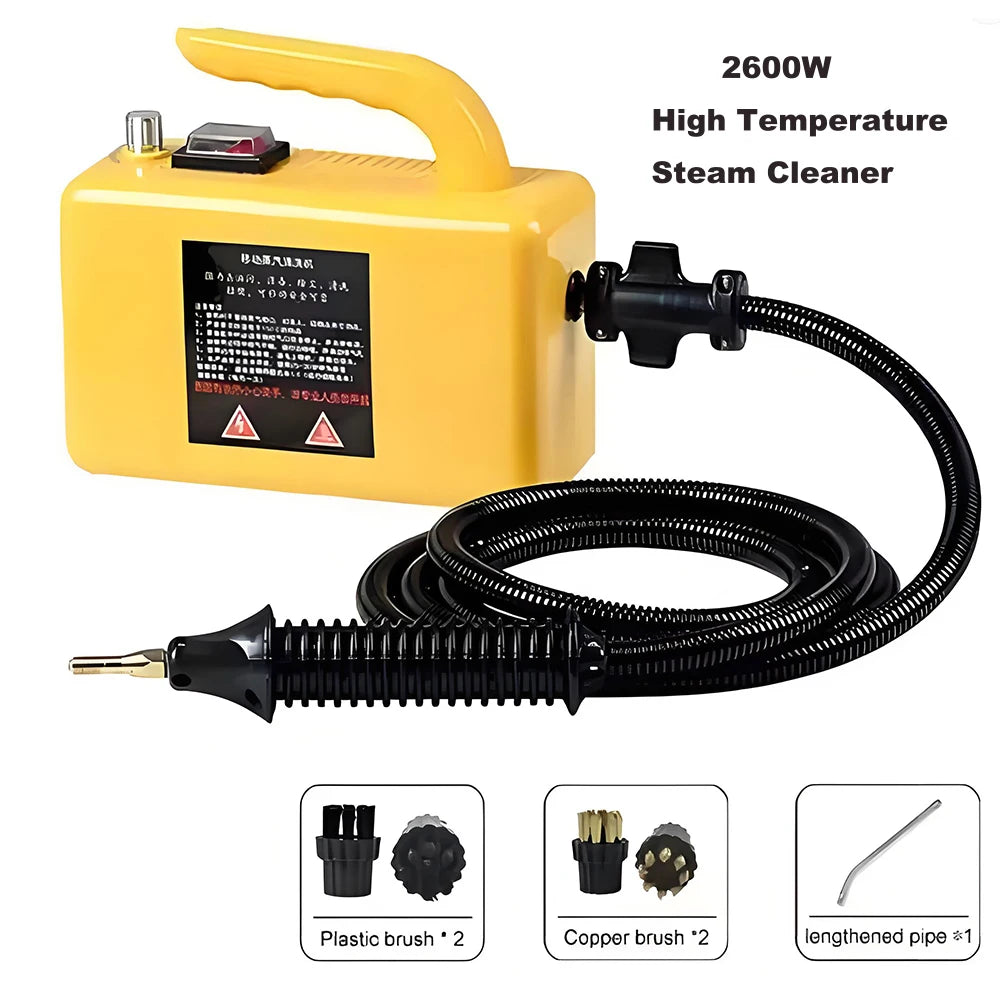 2600W Portable High Temp Steam Cleaner for Home &amp; Car