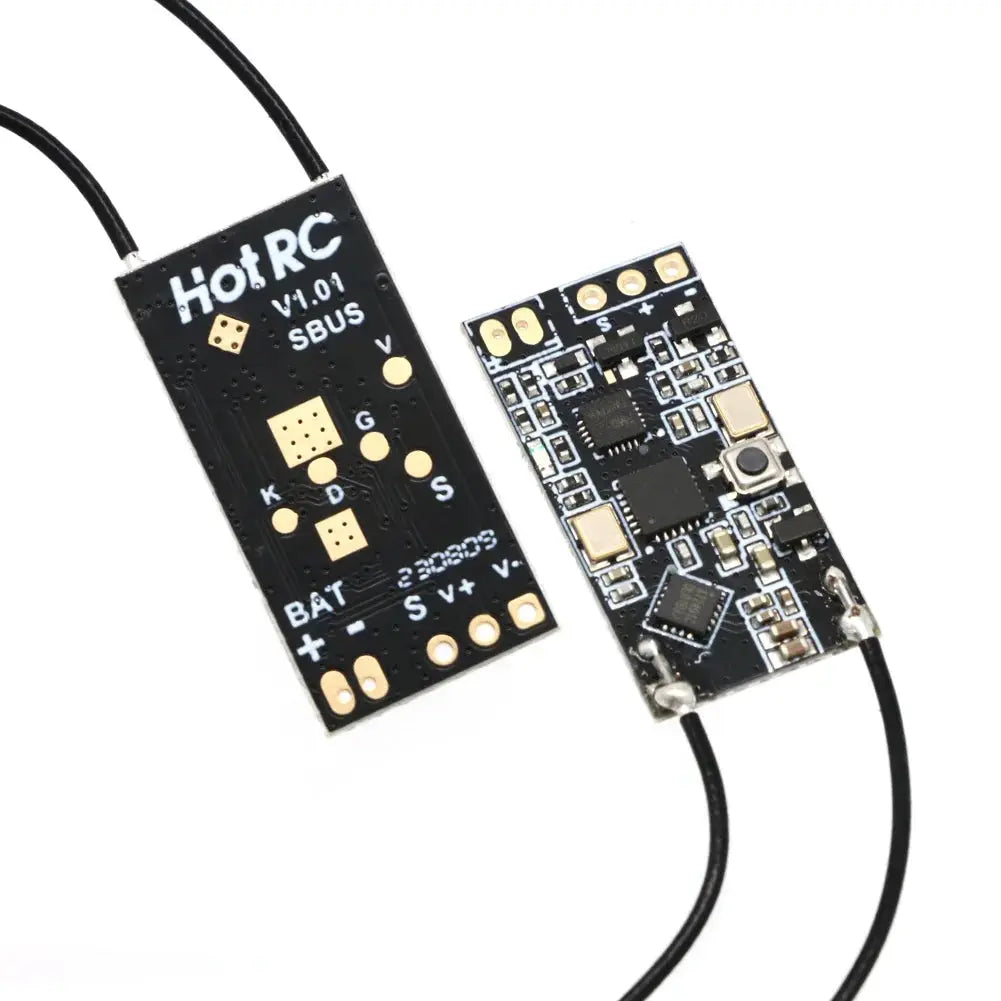 HOTRC 2.4Ghz F-04A F-06A F-08A F-01A F-04AT F-06AT F-08AT F-01AT with Gyro Light 4/6/8Ch Rc Receiver for Hotrc Rc Transmitter by InterCyprus Trading Ltd