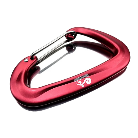 12KN D-Shape Aluminium Climbing Carabiner with Locking Mechanism 3 / CHINA