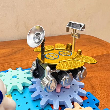 Dinosaur Windmill Gear Building Blocks &ndash; Engaging 2-in-1 Educational Playset