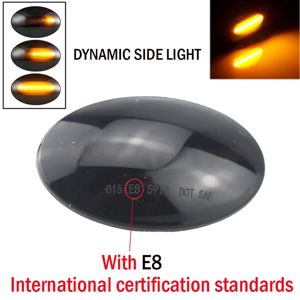 LED Dynamic Side Marker Turn Signal Blinker Flowing Water Flashing Light For Ford Fiesta MK4 MK5 Mondeo MK1 Explorer 2 Transit by InterCyprus Trading Ltd