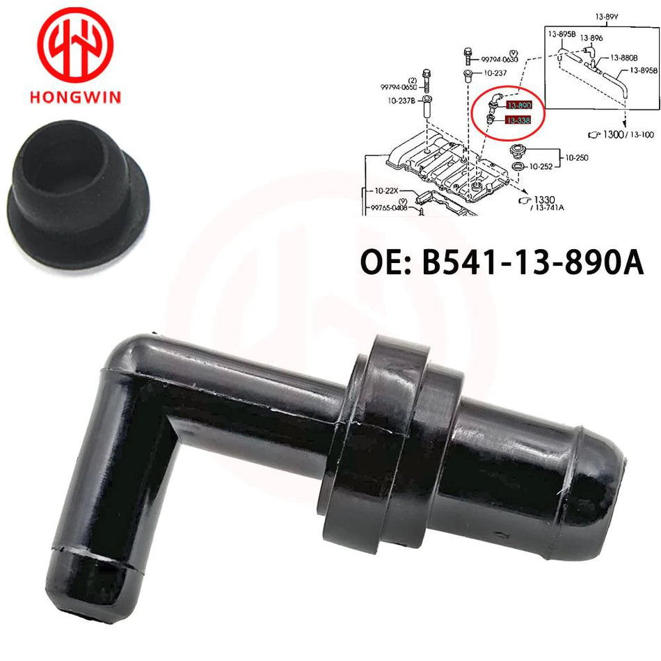 PCV-venttiili Mazda 323 Miata MX-3 MX-6 Protege5 1.6L 1.8L 2.0L 1994-2002