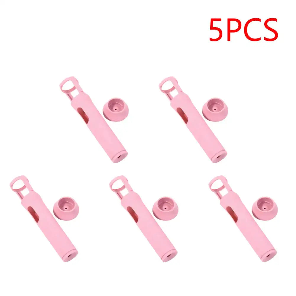Silicone Anti Roll Mic Stand Case Non Slip For JBL PartyBox 5PCS Pink